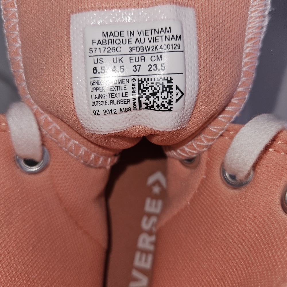 Converse Pink Chuck Taylor All Star Lugged Platform Sneaker - Size 6.5 - Picture 9 of 9